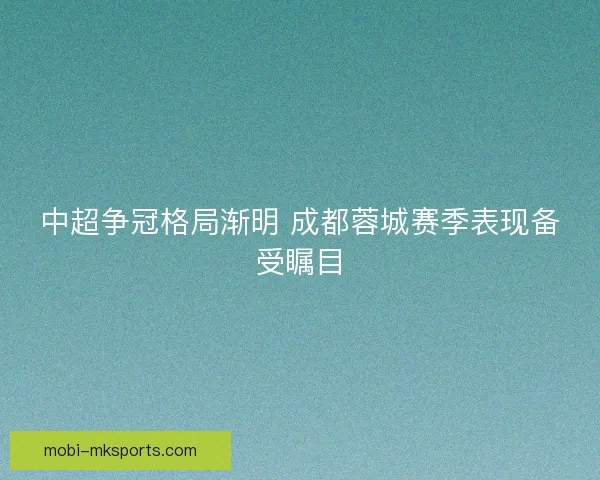 中超争冠格局渐明 成都蓉城赛季表现备受瞩目